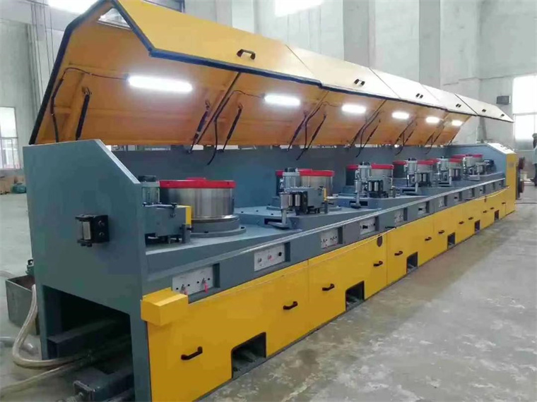 Wire Drawing Machine Equipped With Coating And Dryer