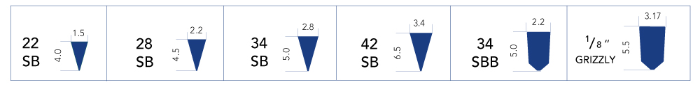 The size for stainless steel wedge wires