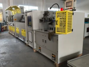 Ultra fine wire drawing machine for producing micro diameter metal wires