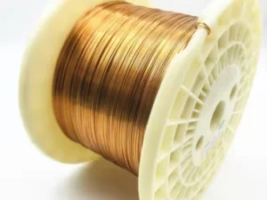 High-quality copper flat wire rolled for electrical applications